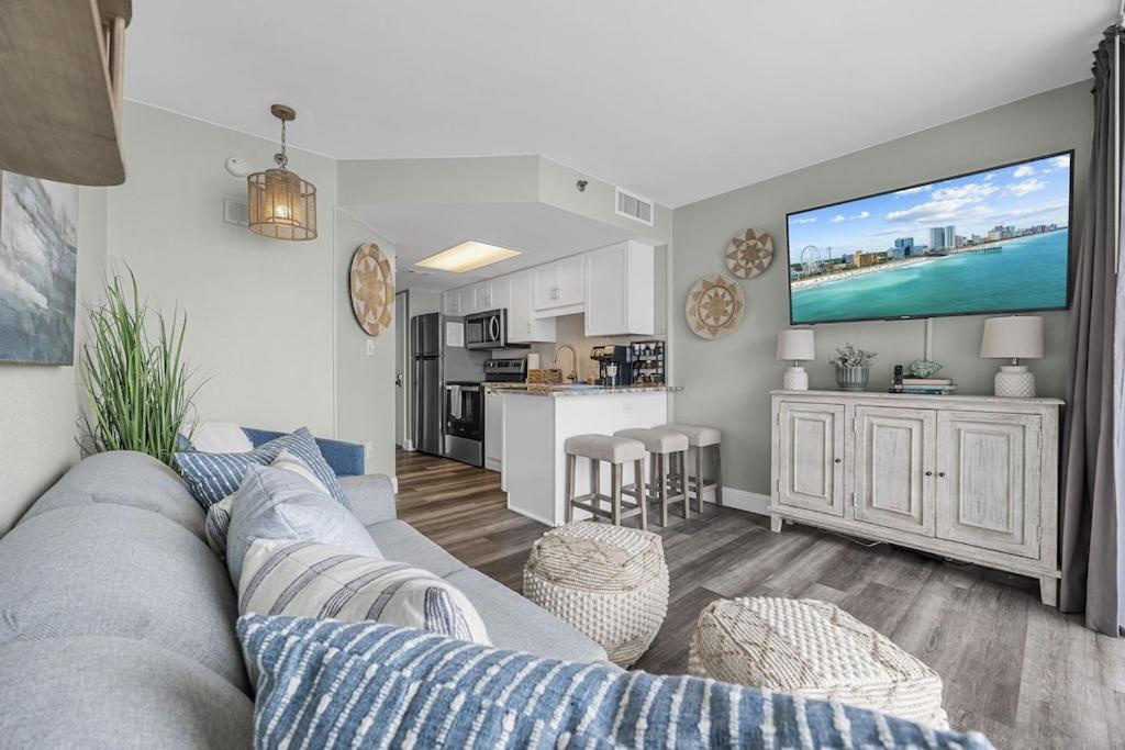 מירטל ביץ' Direct Oceanfront- King Bedroom- Amazing Views/Pools/Hot Tubs/Beach Access/Golf מראה חיצוני תמונה