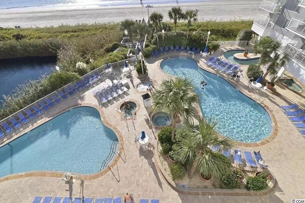 מירטל ביץ' Direct Oceanfront- King Bedroom- Amazing Views/Pools/Hot Tubs/Beach Access/Golf מראה חיצוני תמונה